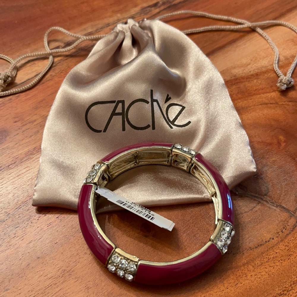 NWT CACHE STRETCH BANGLE BRACELET - Picture 3 of 10